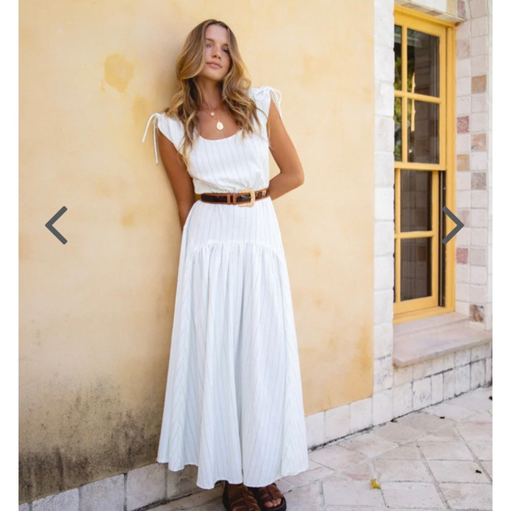 VRG GRL Tulum Streets Midi Dress AUS Size 6 / US Size 2